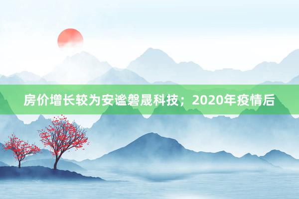 房价增长较为安谧磐晟科技;2020年疫情后